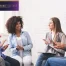 People encouraging each other in a group therapy session.